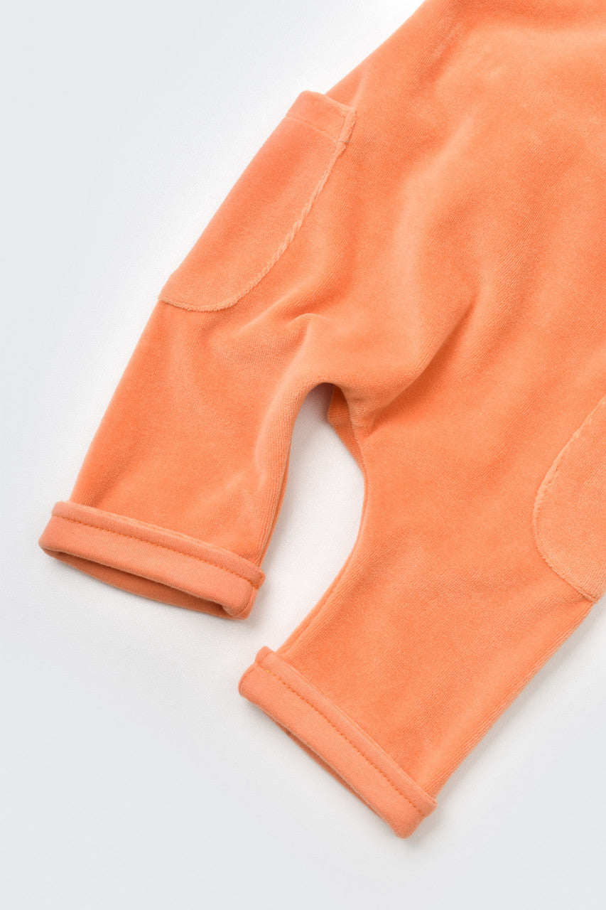 Salopeta Velvet cu bretele din 80%bumbac organic si 20% poliester - , BabyCosy